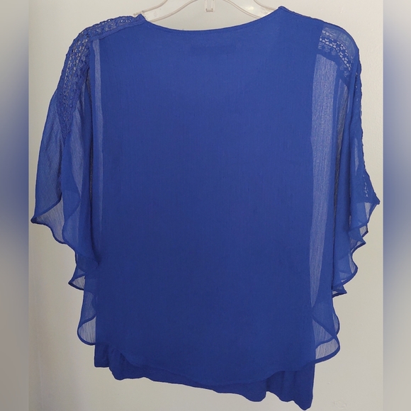 Apt 9 Layered Flowy Short Sleeve Top - Picture 5 of 6